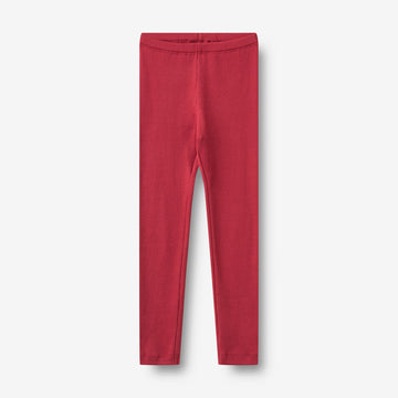 Wheat Main Rippstrick-Jersey-Leggings Jules Legging 9697 red cherry