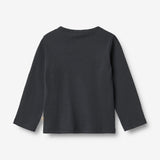Wheat Main Rippstrick-T-Shirt L/S Milo T-Shirt 1432 navy