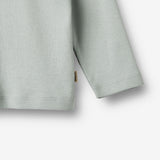 Wheat Main Rippstrick-T-Shirt L/S Milo T-Shirt 9567 soft rain