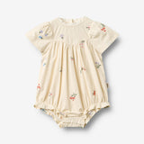 Wheat Main Romper Margit Romper 9644 ivory embroidery flowers
