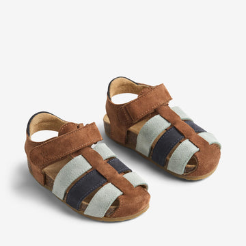 Wheat Footwear Sandal Izzy Sandal 6455 navy teal water