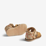 Wheat Footwear Sandalen Bray Prewalker Sandals 9459 tan white flower