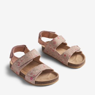 Wheat Footwear Sandalen Clara Sandal 9458 rose white flowers