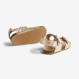 Wheat Footwear Sandalen Clare Flower Sandal 0204 light gold