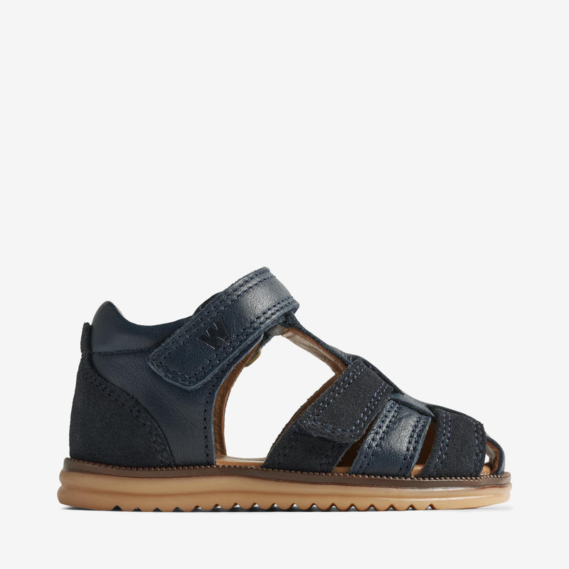 Wheat Footwear Sandalen Sky Prewalker Sandals 1433 navy stripe