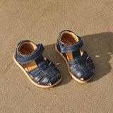 Wheat Footwear Sandalen Sky Prewalker Sandals 1433 navy stripe