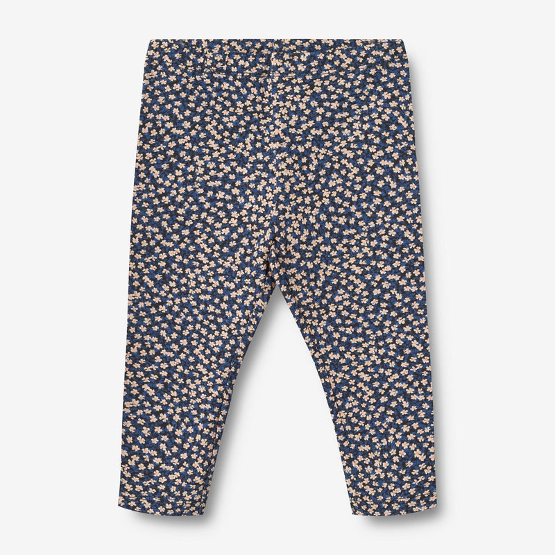 Wheat Main Satz von 2 Jersey Leggings Jules | Baby Leggings 1481 blue flowers