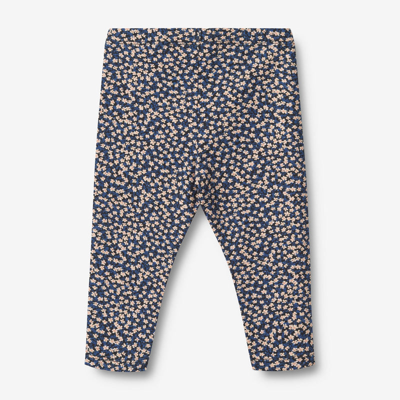 Wheat Main Satz von 2 Jersey Leggings Jules | Baby Leggings 1481 blue flowers