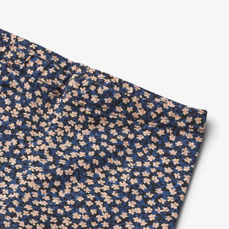 Wheat Main Satz von 2 Jersey Leggings Jules | Baby Leggings 1481 blue flowers