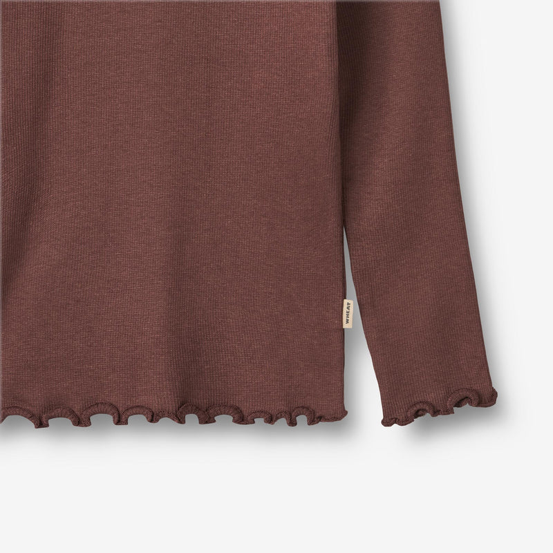 Wheat Main 2'er-Pack Langarm-T-Shirt Reese Jersey Tops and T-Shirts 1189 rose frost eggplant