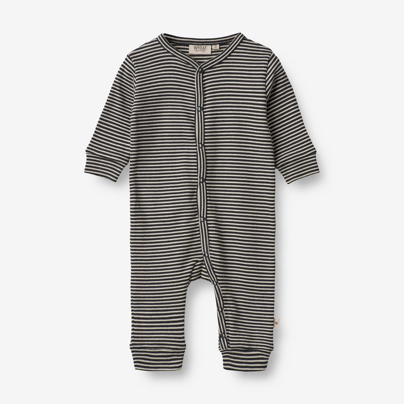 Wheat Main  Schlafanzug Nikola | Baby Home 1436 navy night stripe