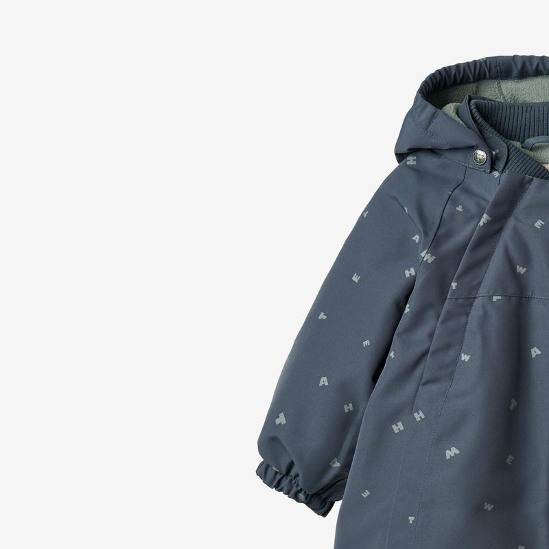 Wheat Outerwear Schneeanzug Adi Outdoor Suit 9534 greyblue letters