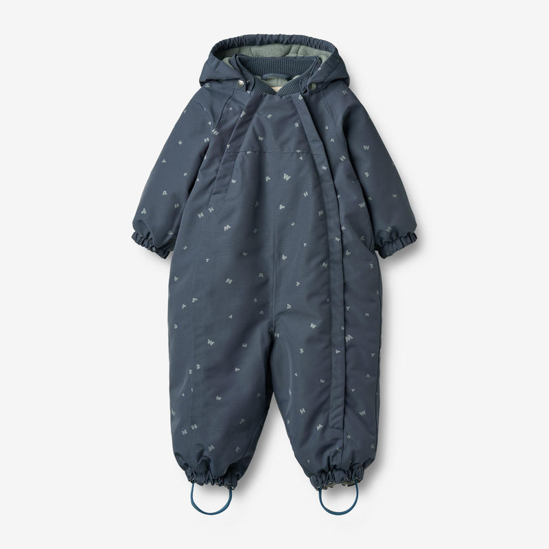 Wheat Outerwear Schneeanzug Adi Outdoor Suit 9534 greyblue letters