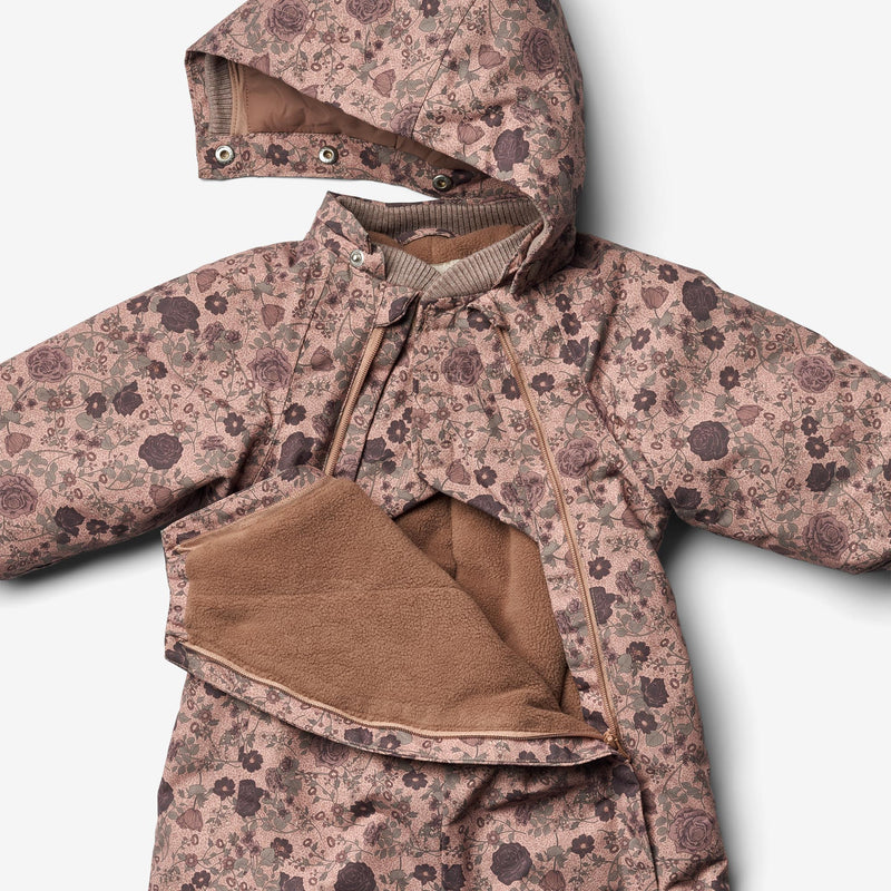 Wheat Outerwear Schneeanzug Adi Tech | Baby Snowsuit 2474 rose dawn flowers