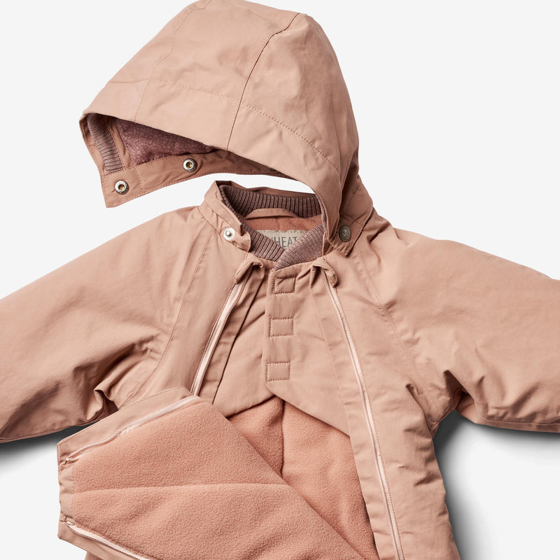 Wheat Outerwear Schneeanzug Adi Tech | Baby Snowsuit 2031 rose dawn