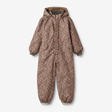 Wheat Outerwear Schneeanzug Miko Tech Snowsuit 1186 raven wild flowers