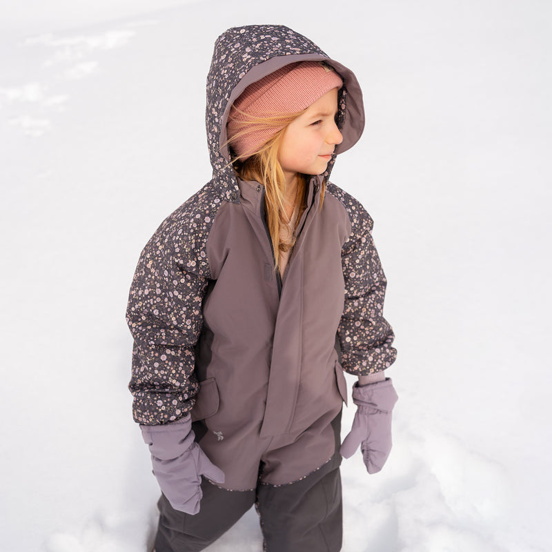 Wheat Outerwear Schneesanzug Kallo Outdoor Suit 9528 black sea open flowers