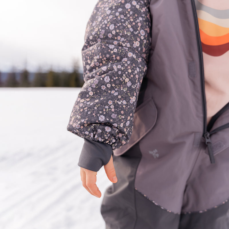 Wheat Outerwear Schneesanzug Kallo Outdoor Suit 9528 black sea open flowers