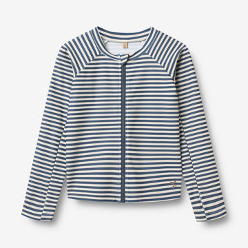 Wheat Main Schwimm-T-Shirt L/S Ada T-Shirt 1048 blue stripe