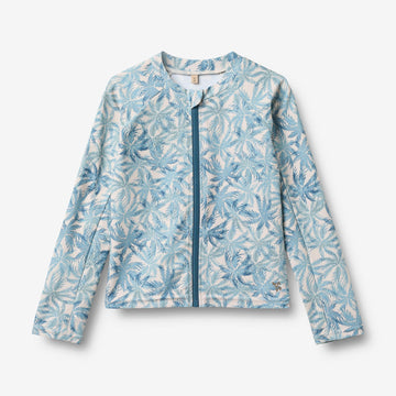 Wheat Main Schwimm-T-Shirt L/S Ada T-Shirt 9635 blue palm