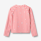 Wheat Main Schwimm-T-Shirt L/S Ada T-Shirt 9657 red stripe flowers