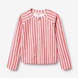 Wheat Main Schwimm-T-Shirt L/S Ada T-Shirt 9657 red stripe flowers