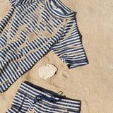 Wheat Main Schwimm-T-Shirt S/S Jackie T-Shirt 1048 blue stripe
