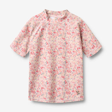 Wheat Main Schwimm-T-Shirt S/S Jackie T-Shirt 2526 powder flowers and seashells