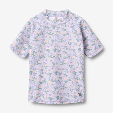 Wheat Main Schwimm-T-Shirt S/S Jackie T-Shirt 9605 purple light petunias