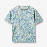 Wheat Main Schwimm-T-Shirt S/S Jackie T-Shirt 9635 blue palm