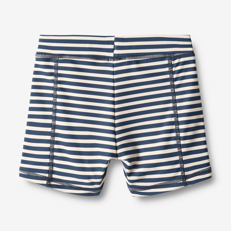 Wheat Main  Schwimm Short Ulrik Swimwear 1325 indigo stripe