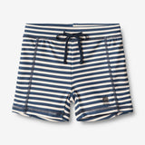 Wheat Main  Schwimm Short Ulrik Swimwear 1325 indigo stripe