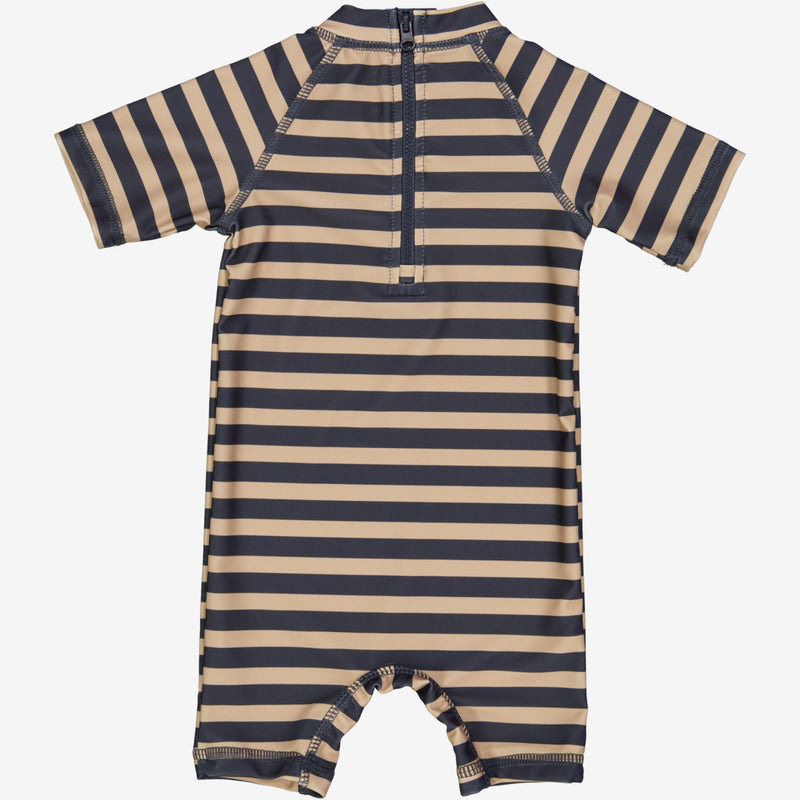 Wheat Schwimmanzug Cas | Baby Swimwear 1073 ink stripe