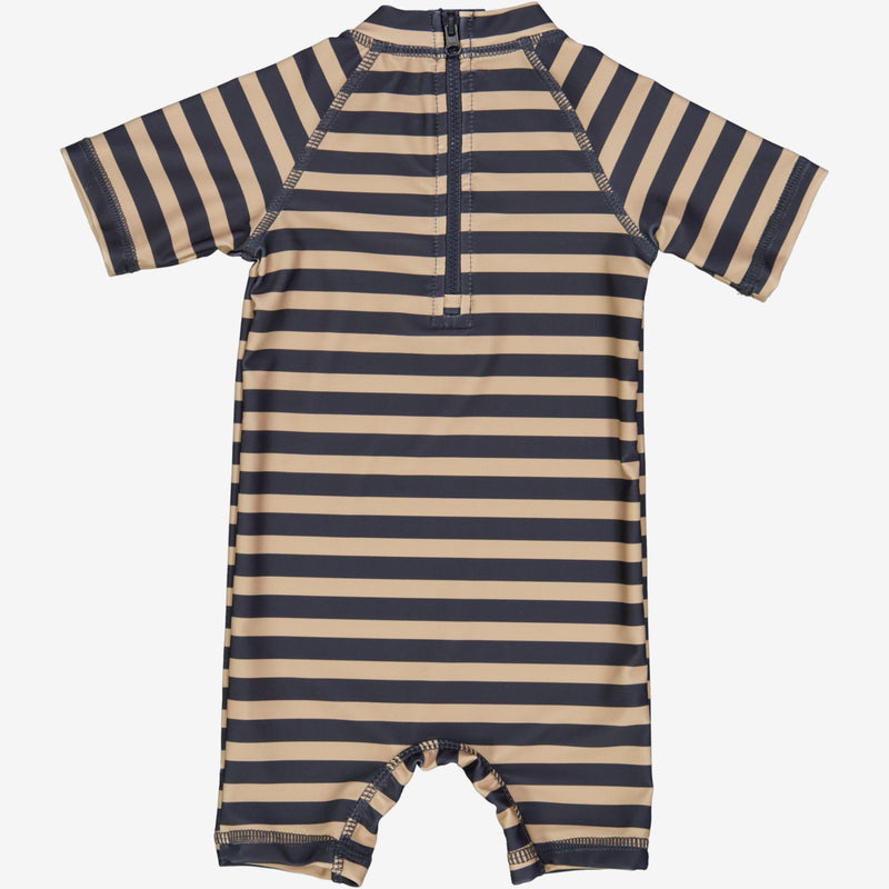 Wheat Main  Schwimmanzug Cas | Baby Swimwear 1073 ink stripe