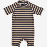 Wheat Main  Schwimmanzug Cas | Baby Swimwear 1073 ink stripe