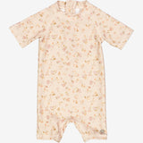 Wheat Schwimmanzug Cas | Baby Swimwear 1492 purple poppy flowers