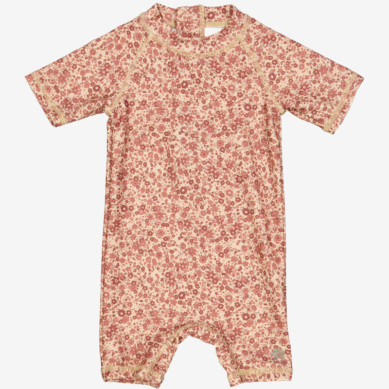 Wheat Schwimmanzug Cas | Baby Swimwear 2073 red flower meadow