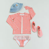 Wheat Footwear Schwimmschuh Dolphin Swimwear 9657 red stripe flowers