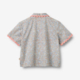 Wheat Main Set Hemd S/S & Shorts Vilma Set 2650 air blue flowers