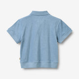 Wheat Main Set Polo S/S & Shorts Marlo Set 1260 faded denim