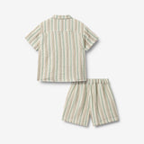 Wheat Main Set Shirt S/S & Shorts Anker Set 9665 summer stripe