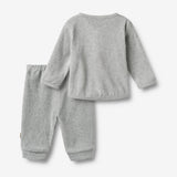 Wheat Main Set Sweat Cardigan & Trousers Toto Sky Set 0224 melange grey