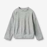 Wheat Main Set Sweatshirt & Hose Barbro Set 0224 melange grey