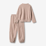 Wheat Main Set Sweatshirt & Hose Barbro Set 9616 melange rose