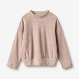 Wheat Main Set Sweatshirt & Hose Barbro Set 9616 melange rose