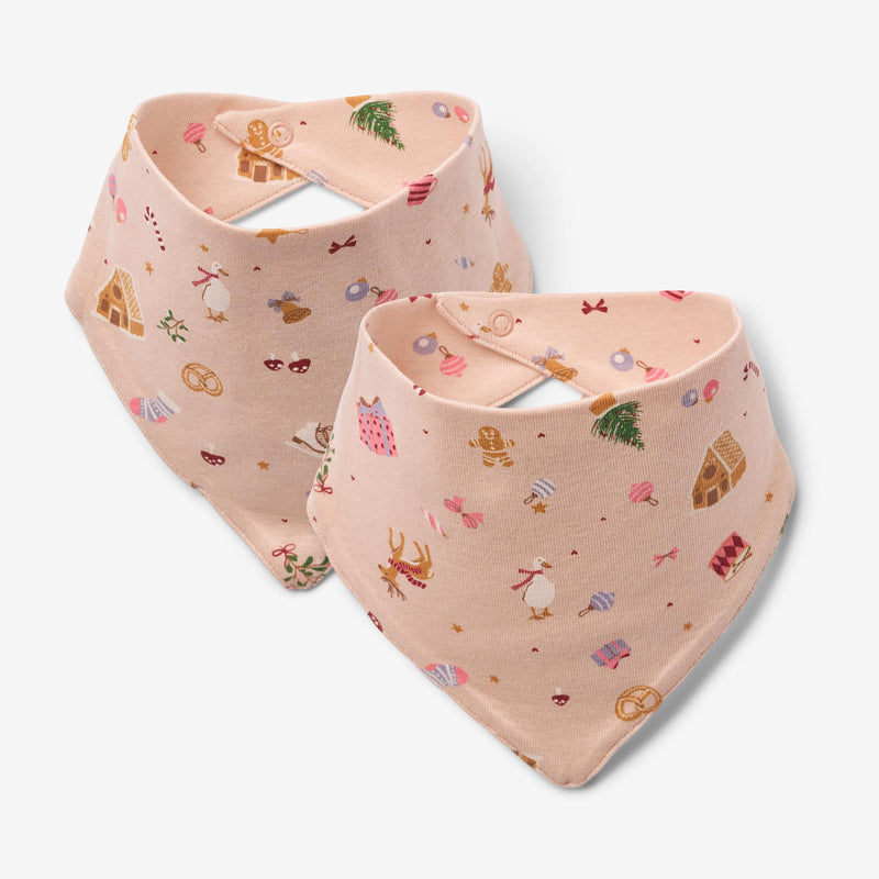Wheat Main Set mit 2 Lätzchen Eden Accessory 9589 rose dust holiday