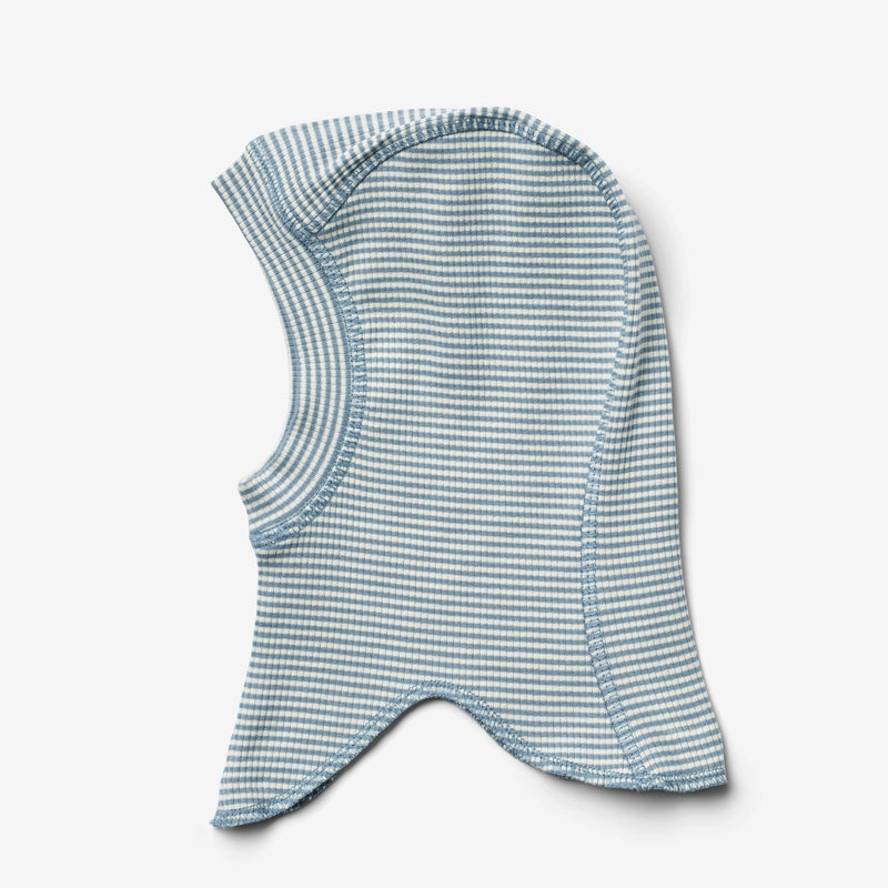 Wheat Main  Set mit 2 Sturmhauben Amel Acc 4033 striped blue whales