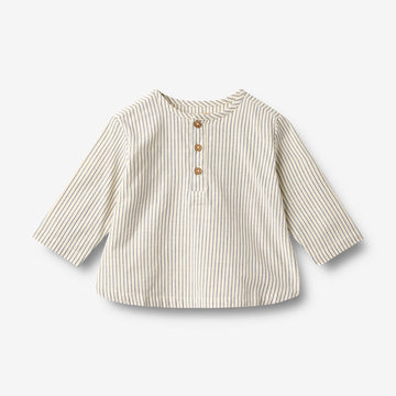 Wheat Main Shirt Bjørk Shirt 9759 dark blue stripe