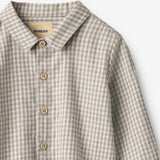 Wheat Main Shirt L/S Oscar Shirt 0104 greybrown check