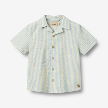 Wheat Main Shirt S/S Anker Shirt 9664 summer sky stripe